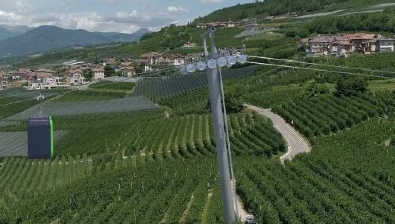 Der Apfel fährt jetzt Seilbahn