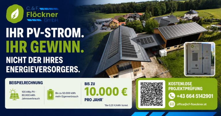Ihr PV-Strom. Ihr Gewinn. Nicht der Ihres Energieversorgers.