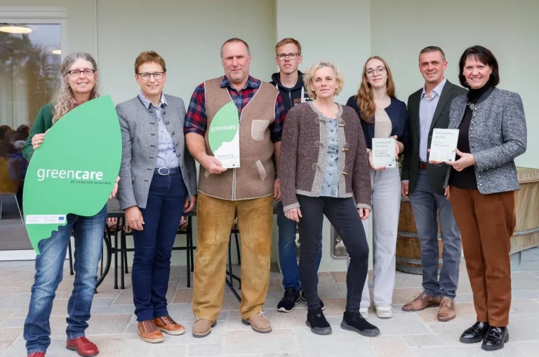 Green Care-Hoftafel für die Riederegger-Alm
